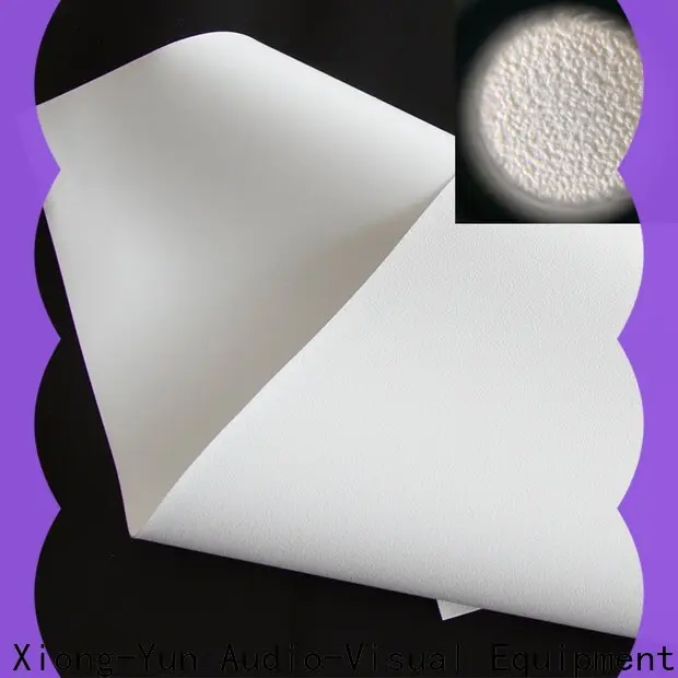 XY Screens front and rear fabric design for thin frame projector screen5 1