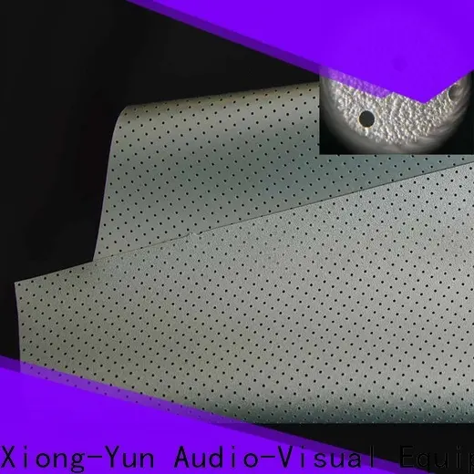 XY Screens acoustically transparent screen fabric from China for projector screen 1
