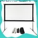 retractable outdoor pull down projector screen factory price for park 1