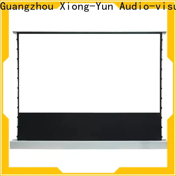 XY Screens manual portable pull up projector screen design for indoors 1