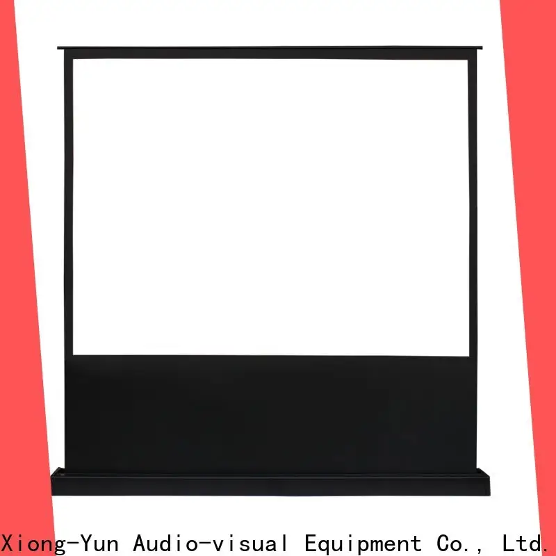 XY Screens pull up projector screen design for home 1