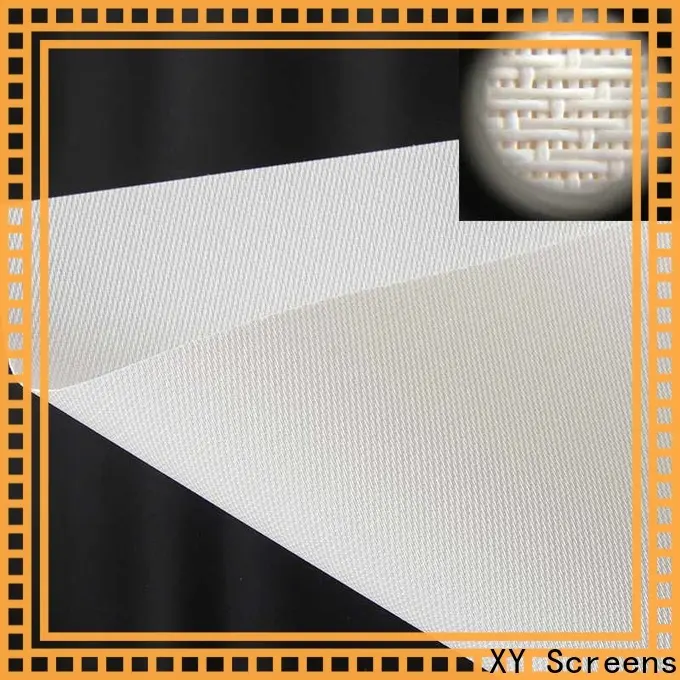 XY Screens perforating acoustic absorbing fabric manufacturer for projector screen 1