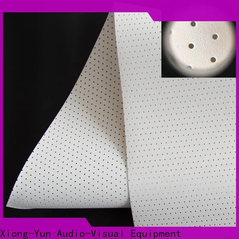 XY Screens acoustically acoustically transparent screen material from China for projector screen 1