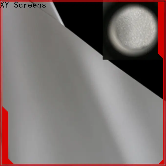 XY Screens hard screen front fabrics design for fixed frame projection screen 1