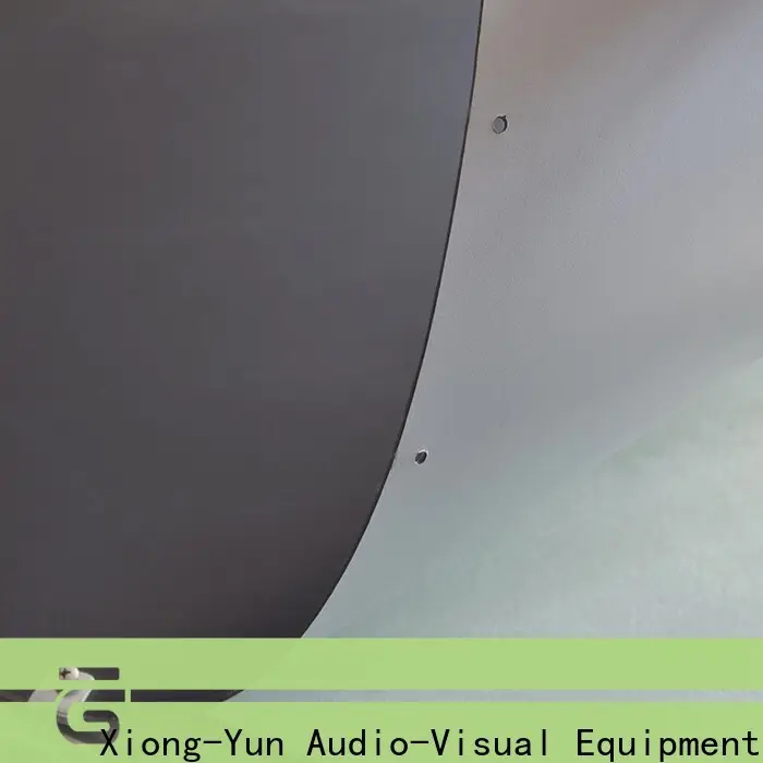 XY Screens front and rear fabric design for thin frame projector screen6 1