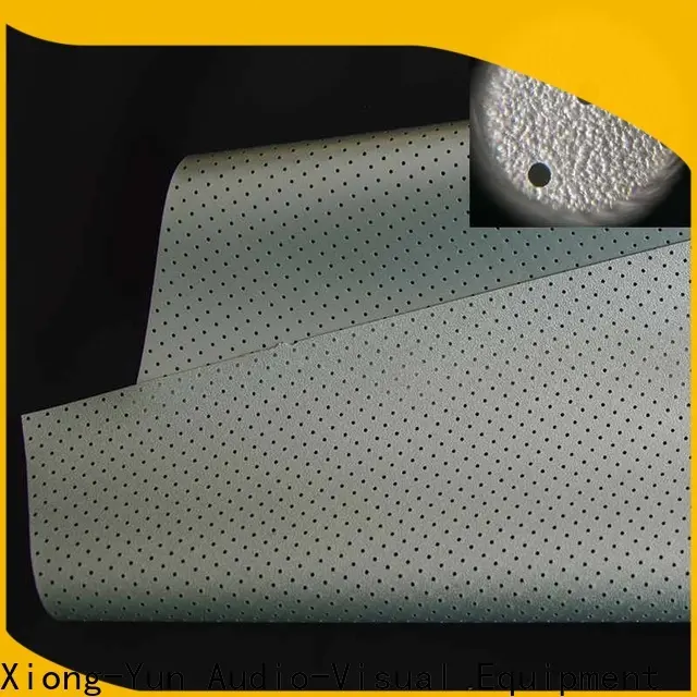 XY Screens 120 acoustically transparent screen customized for fixed frame projection screen 1