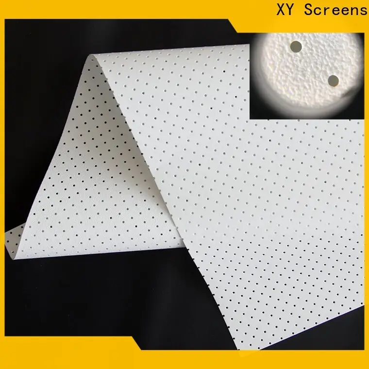 transparent acoustic projector screen customized for motorized projection screen 1