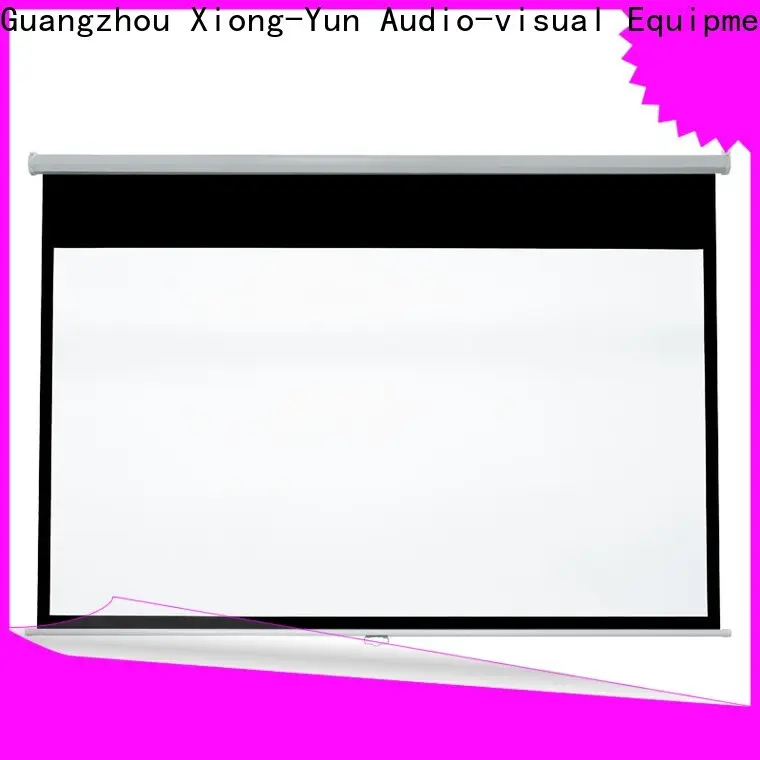 XY Screens coated sheet pull down projector screen inquire now for classroom 1