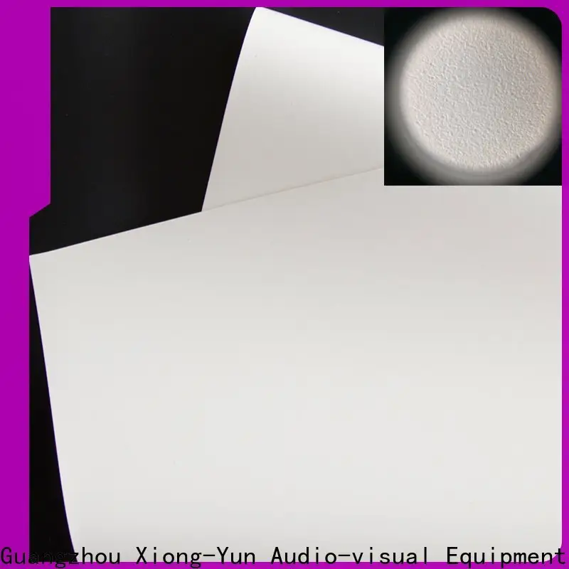 metallic front and rear fabric with good price for fixed frame projection screen 1