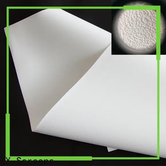 XY Screens flexible front fabrics with good price for thin frame projector screen 1