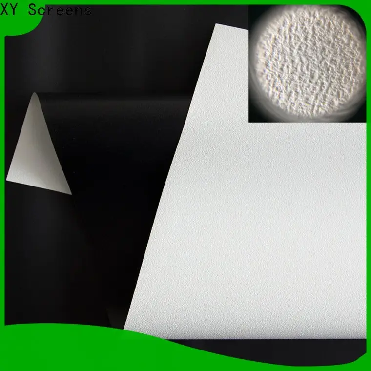 XY Screens flexible projector screen fabric china design for motorized projection screen 1
