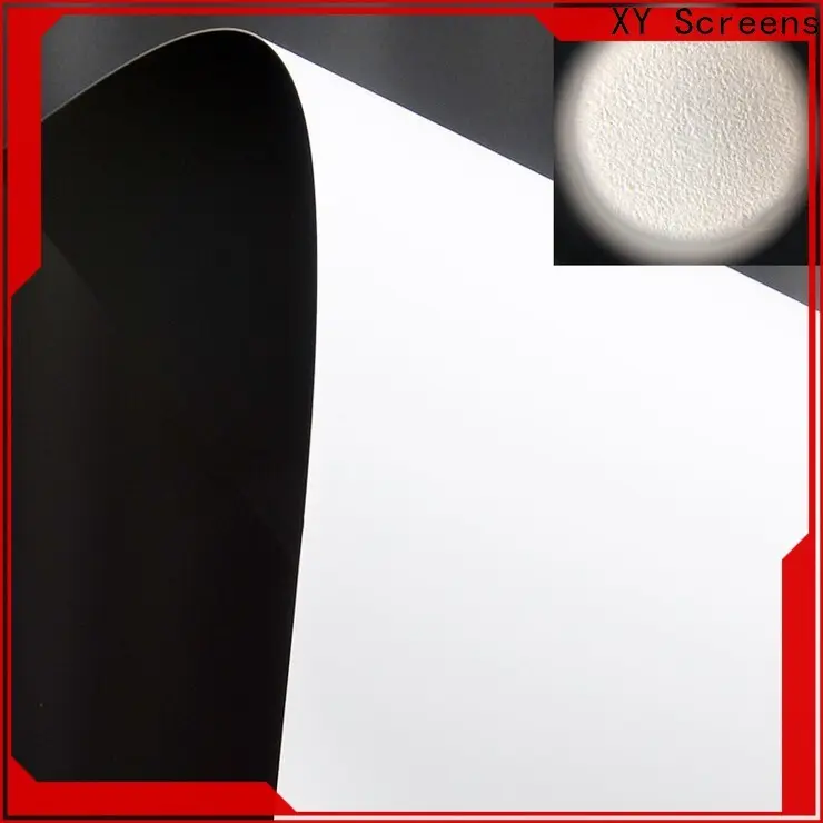 XY Screens front and rear fabric inquire now for thin frame projector screen2 1