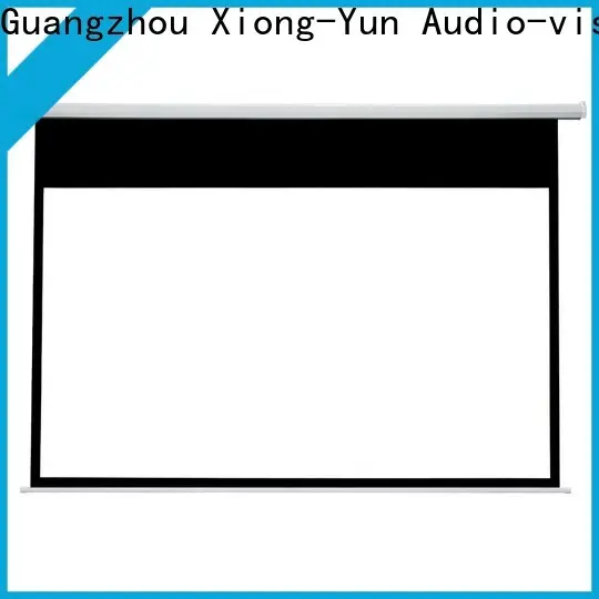XY Screens retractable Home theater projection screen wholesale for rooms 1