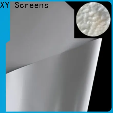 XY Screens quality front and rear fabric with good price for motorized projection screen 1