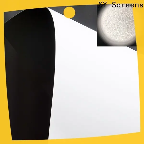 XY Screens durable front and rear fabric factory for fixed frame projection screen 1