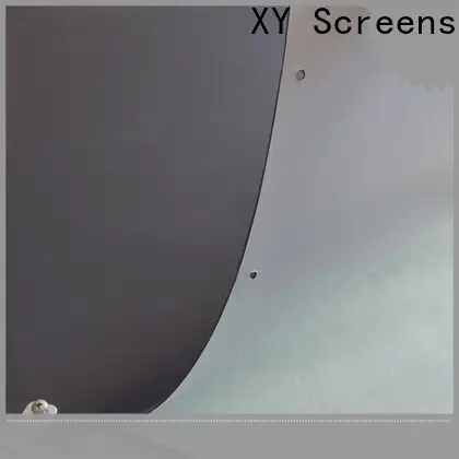 XY Screens normal front and rear fabric design for projector screen 1
