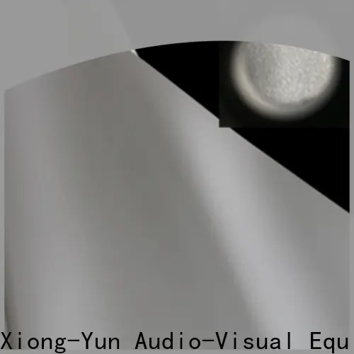 XY Screens flexible front and rear fabric with good price for thin frame projector screen 1
