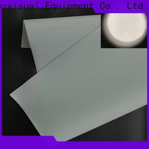 transparent rear projection fabric design for projector screen 1