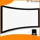 XY Screens curved cinema projector customized for home 1