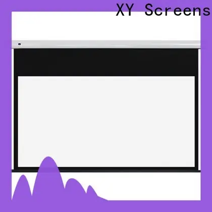 XY Screens intelligent Motorized Projection Screen inquire now for indoors 1