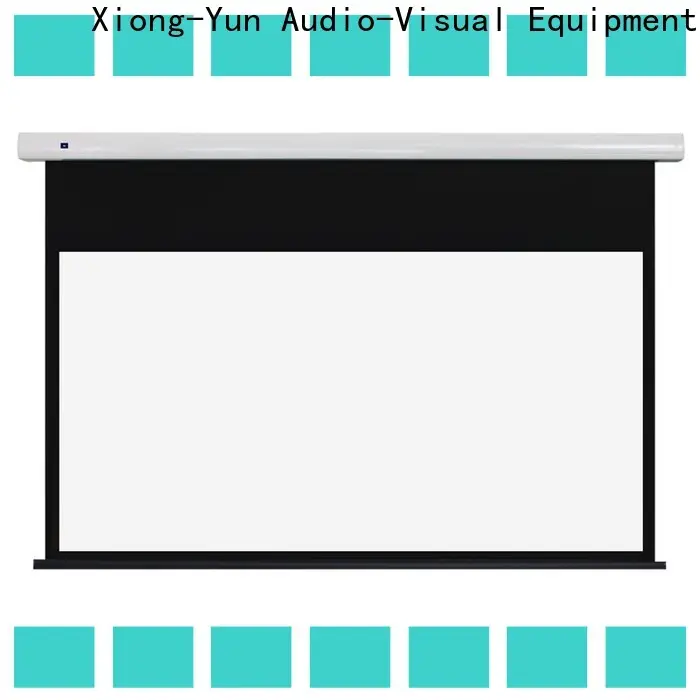 XY Screens intelligent Motorized Projection Screen supplier for rooms1 1