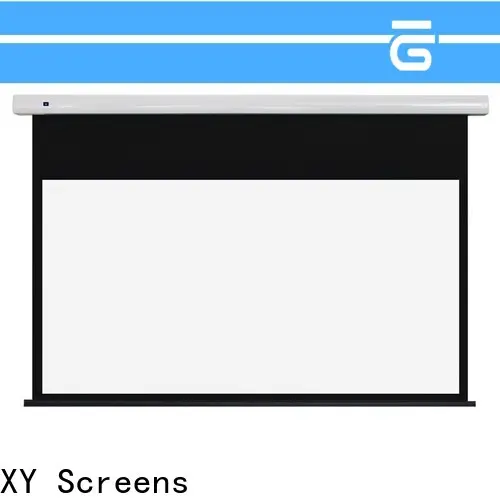 XY Screens coated Home theater projection screen factory for household 1