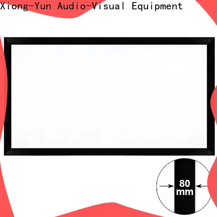 slim home theater projector screen factory price for theater 1