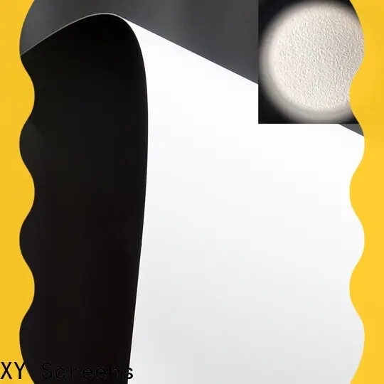 XY Screens projector fabric design for fixed frame projection screen4 1