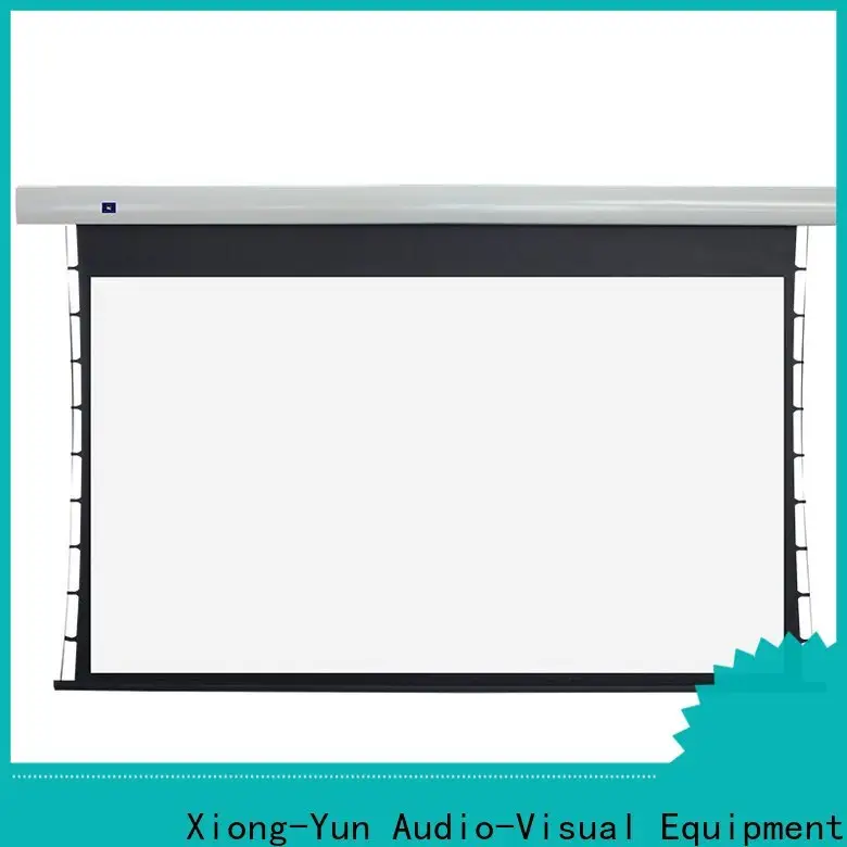 XY Screens intelligent Motorized Projection Screen factory price for rooms 1