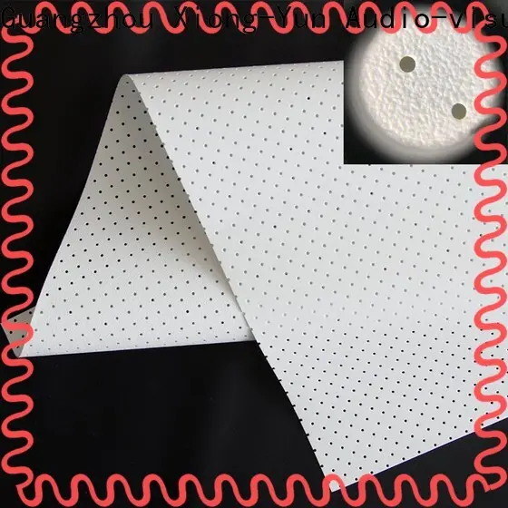 perforating acoustically transparent screen material customized for projector screen 1