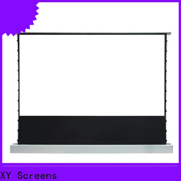 XY Screens electric pull up projector screen with good price for household 1