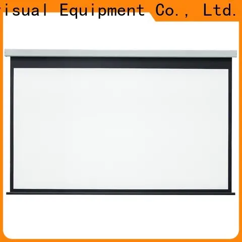 XY Screens motorized projector screen personalized for rooms 1