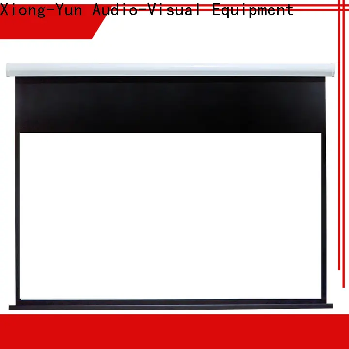 retractable Home theater projection screen factory price for rooms 1