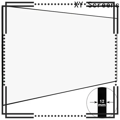 XY Screens thin HD Home Theater Projector Screen directly sale for household 1