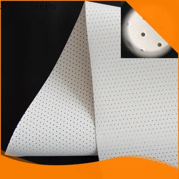 metallic acoustically transparent screen material manufacturer for motorized projection screen1 1