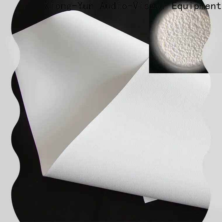 XY Screens flexible front and rear fabric design for projector screen1 1