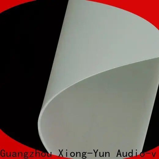 XY Screens acoustically rear projection fabric design for motorized projection screen1 1