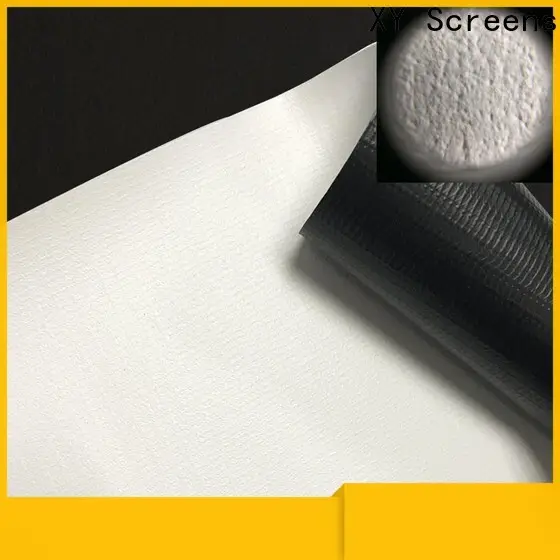 XY Screens projector fabric with good price for motorized projection screen1 1