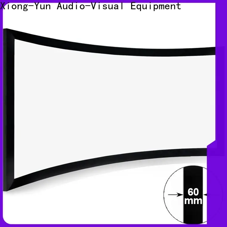 slim curved home theater screen supplier for ktv 1