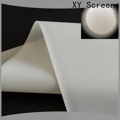 acoustically rear projection fabric design for motorized projection screen 1