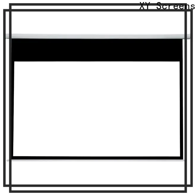 curved motorized projector screen supplier for home 1