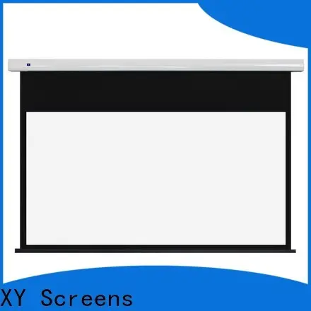 XY Screens intelligent electric projector screen factory price for theater 1