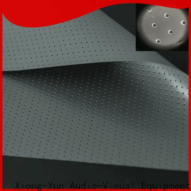 XY Screens acoustic absorbing fabric from China for projector screen 1