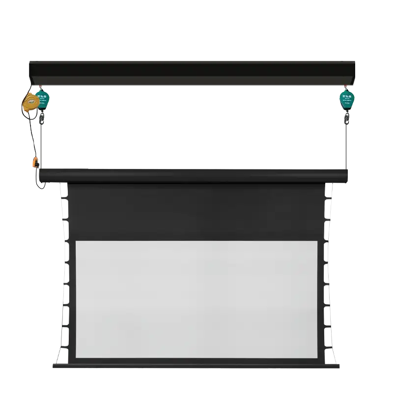 Dual Motor Winch Projector Screen DLLC series 1