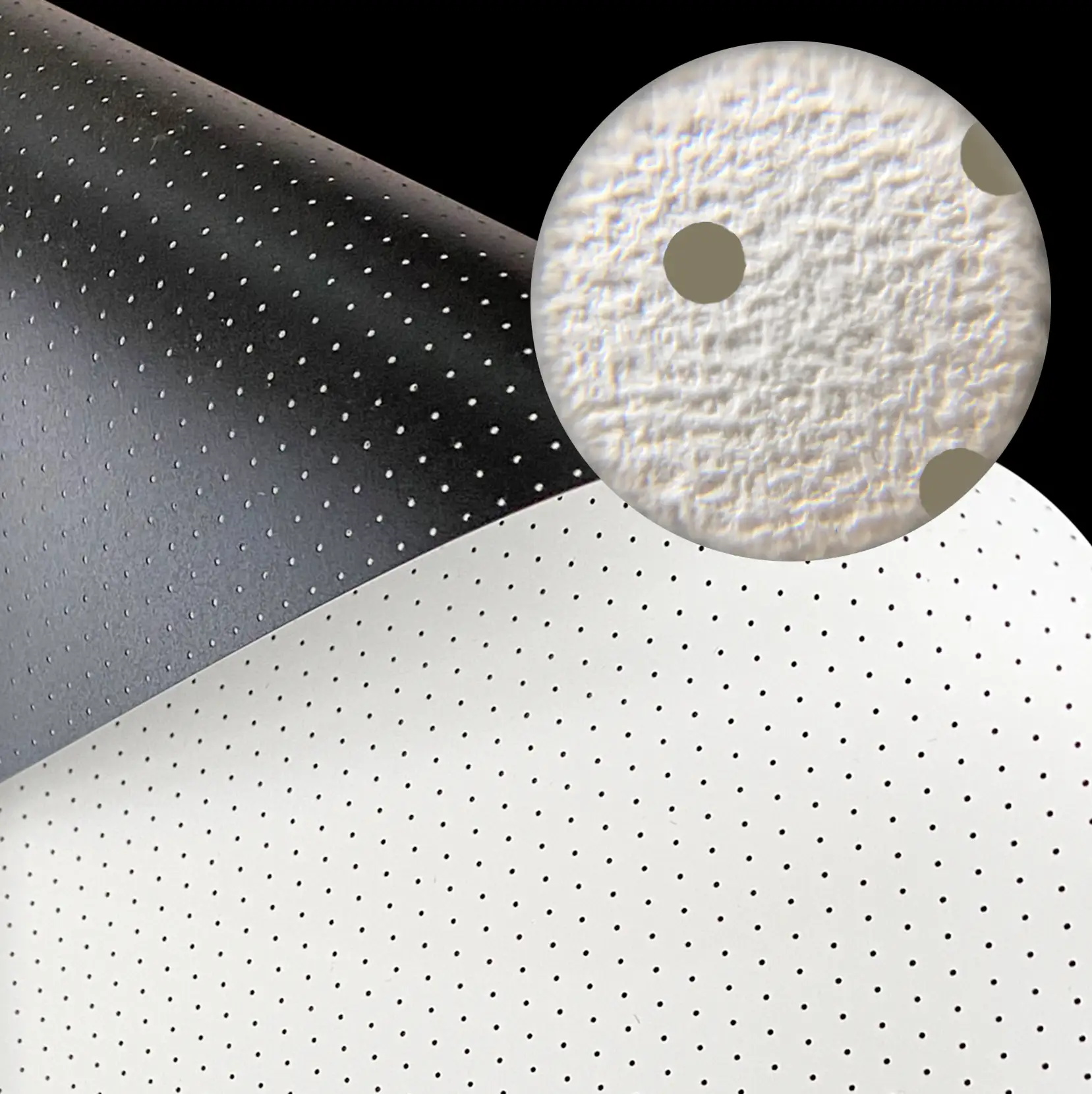 4K Perforating Acoustically Transparent Fabric Sound Max5 WF1 1