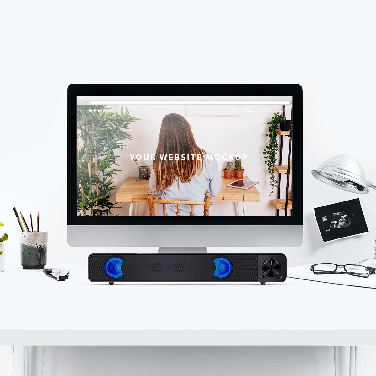 Multimedia Computer Soundbar USB  Desktop Speakers 1