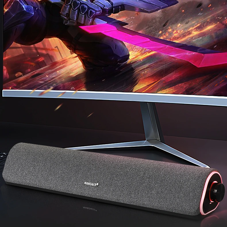 RhythmGlow RGB Multimedia Speaker with Vibrant Light Effects 1