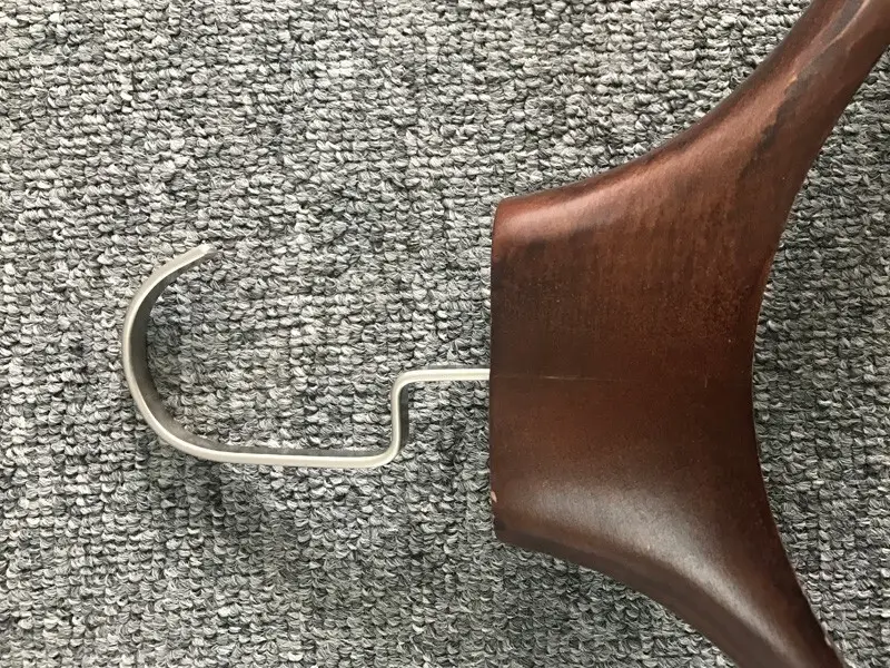 flat wooden coat hanger manufacturer for trouser LEEVANS 6