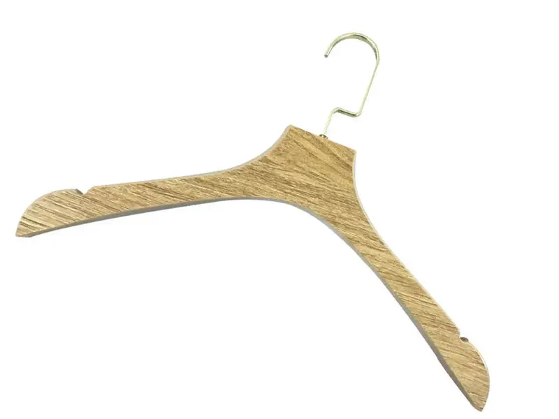 New Kids White Wooden Hangers for Clothing Brand Stores 3