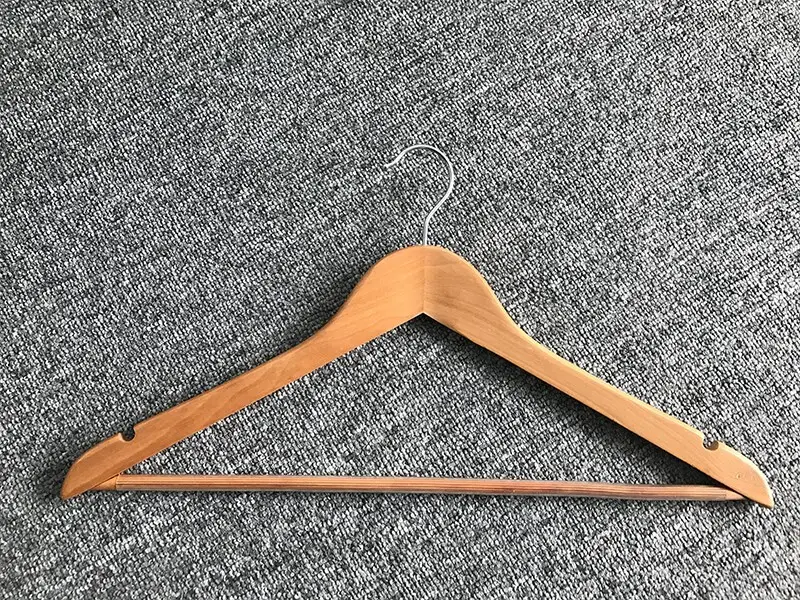LEEVANS custom wooden cloth hanger hardwearing for trouser 3